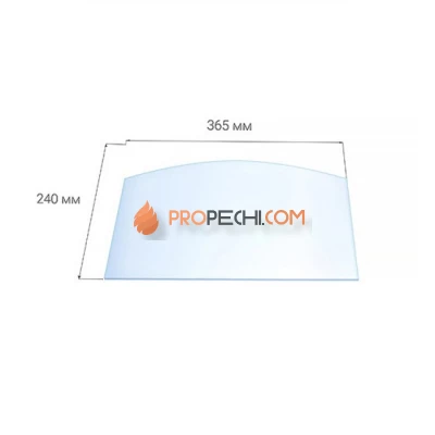 Стекло для дверцы Везувий 230