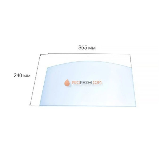 Стекло для дверцы Везувий 230