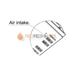 Печь-камин Liseo Castiron LCI 5 GDF Sky, двусторонняя