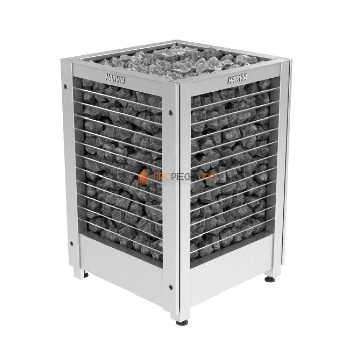 Электрическая печь Harvia Modulo MDS180GL Steel (без пульта)