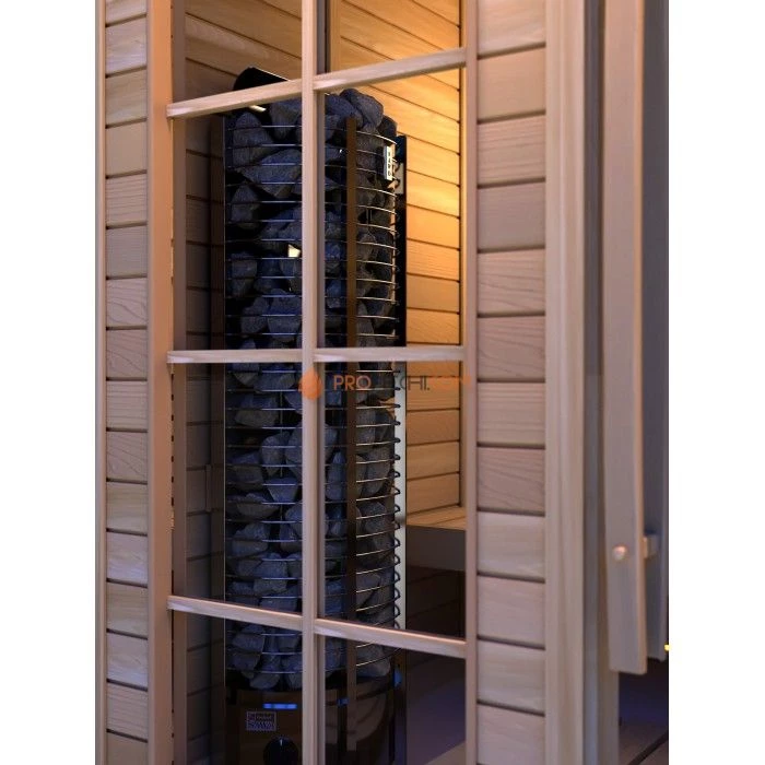 Электрическая печь SAWO TOWER TH5-90Ni2-WL-P 9 кВт (встроенный блок мощности, пульт покупается отдельно)