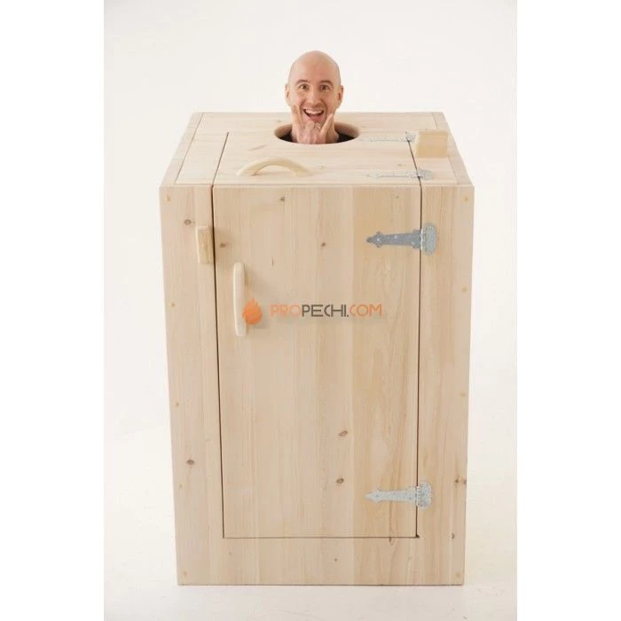 Фитобочка квадратная НКЗ КУБ из кедра, 130x84x84 см / 40 мм