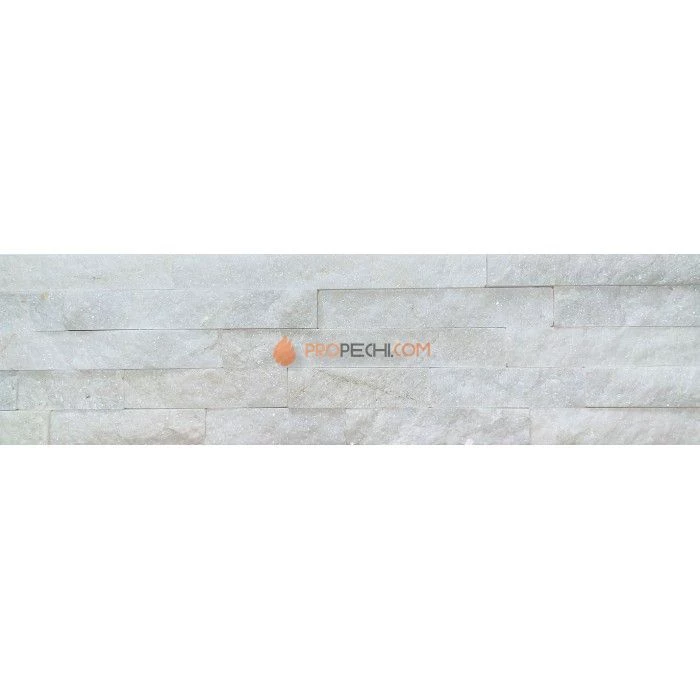 Панель Классик Кварцит Белый (600х150мм) упак. (7шт/0,63м2)