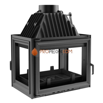 Каминная топка Kratki Zuzia/LPT (тунель, стекло слева-справа)