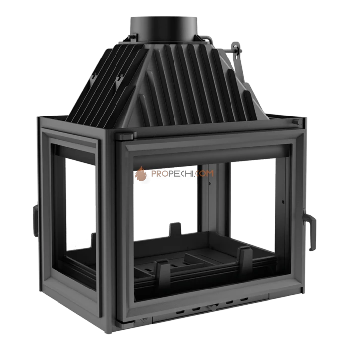 Каминная топка Kratki Zuzia/LPT (тунель, стекло слева-справа)