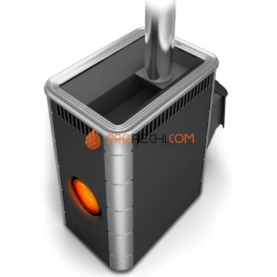 Печь для бани Термофор Аврора Inox ДА Иллюминатор антрацит НВ