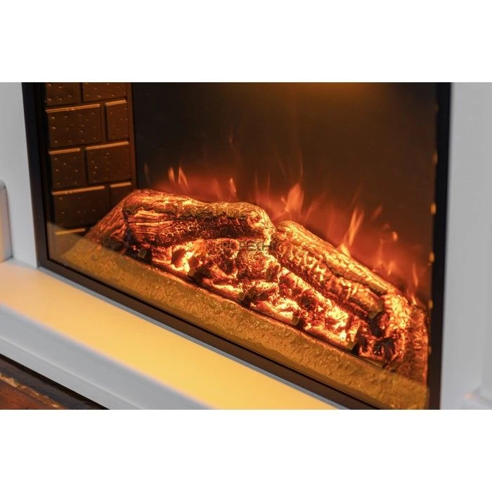 Каминокомплект Royal Flame Corsica - Слоновая кость с патиной с Электрическим очагом Royal Flame Emerald 28