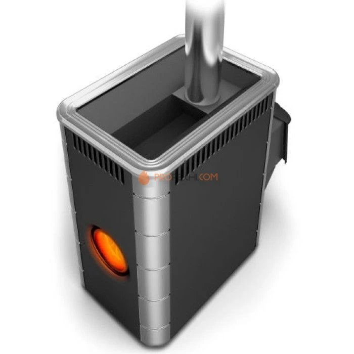 Печь для бани Термофор Аврора Inox ДА Иллюминатор антрацит НВ