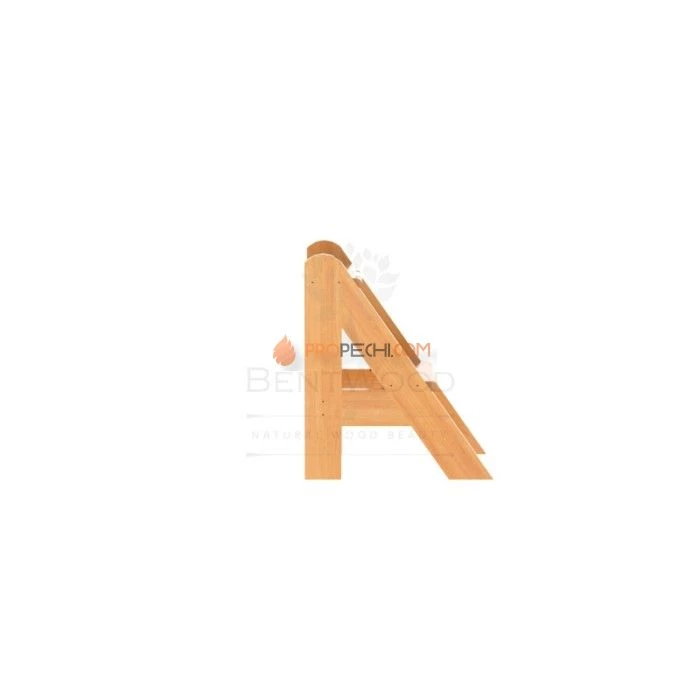 Лесенка BentWood для купели 2 ступени из натуральной лиственницы