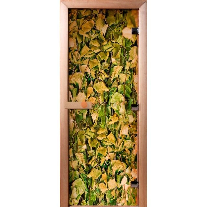 Дверь для бани DoorWood Фотопечать А001, 1800x800 мм