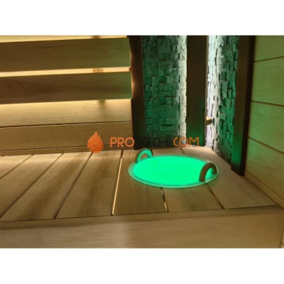 Шайка с Led подсветкой Тепломаркет KS-8 Зеленый