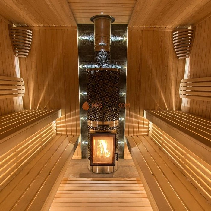 Дровяная печь для бани IKI KIVI-IKI (дверца открывается налево)