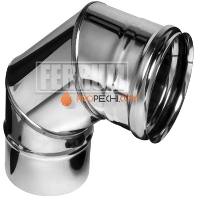 Колено угол 90°, толщина 0,8 мм, Ø130