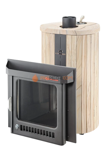 Банная печь Ферингер Малютка "Окаменевшее дерево" цельный