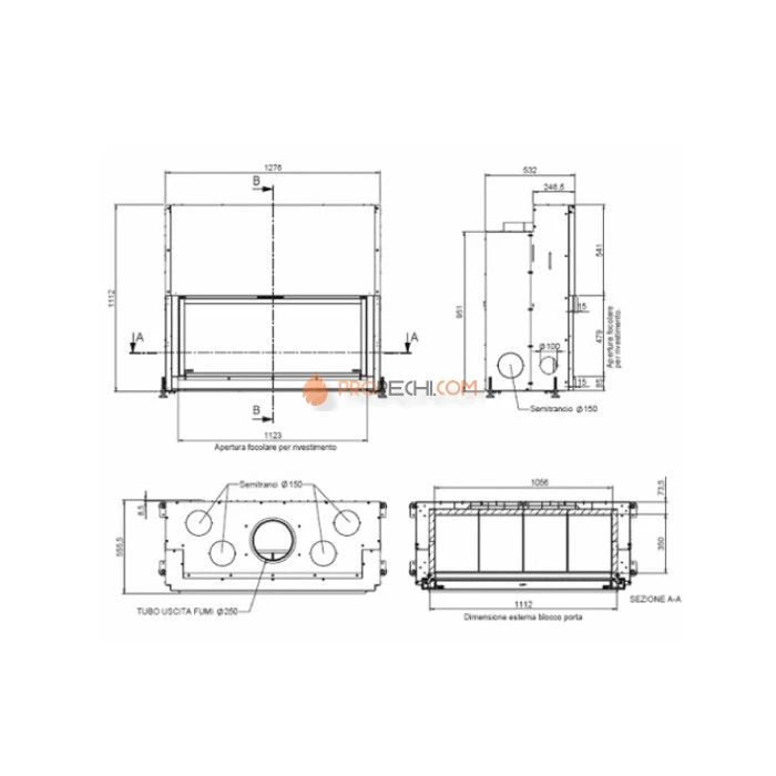 Каминная топка MCZ Forma 115