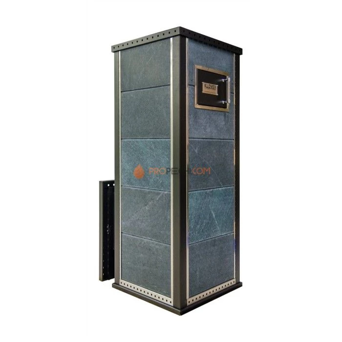 Дровяная печь для бани Klover RT 35-RV ( Серпентинит 30мм)