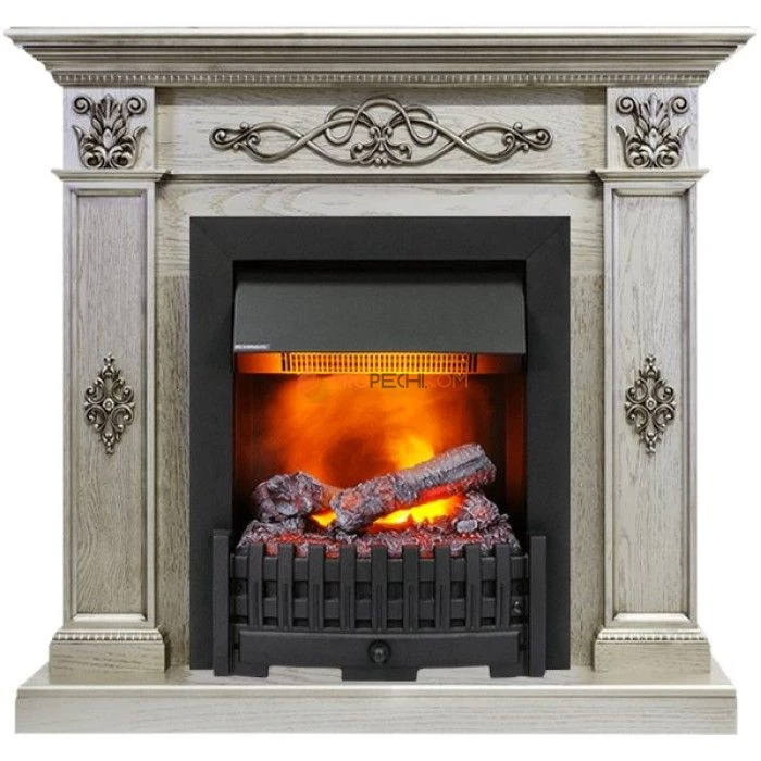 Каминокомплект Dimplex Derby - Old silver с очагом Danville Black FB2