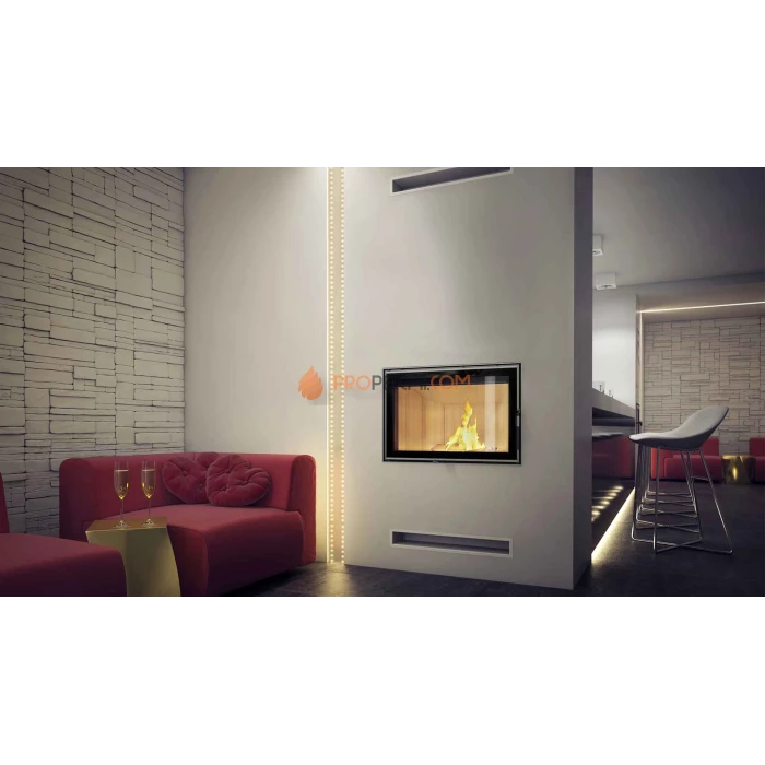 Каминная топка стальная Kratki Zibi/DECO (11 кВт)