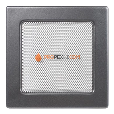 Вент.решетка 170х170 мм. графит