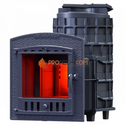 Чугунная печь для бани Гефест Авангард ЗК 25П2