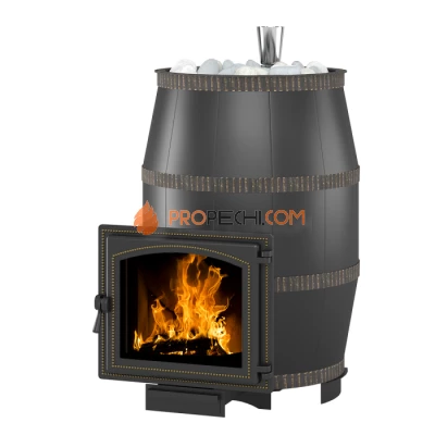 Чугунная печь для бани Везувий Легенда Русский пар 24 (240)