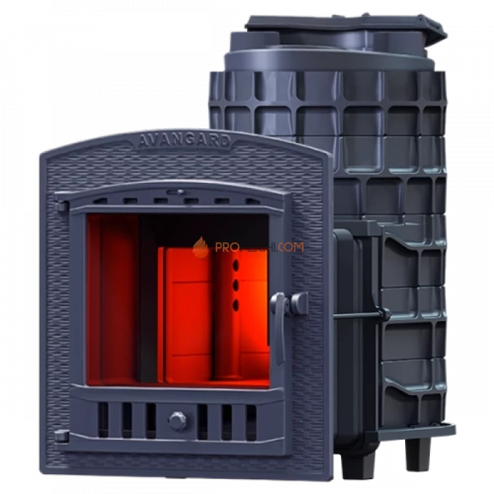 Чугунная печь для бани Гефест Авангард ЗК 25П2