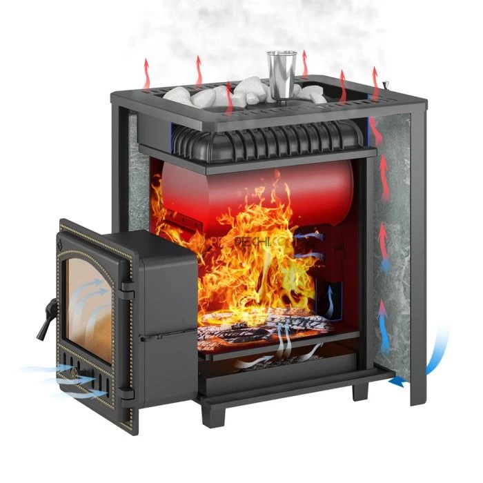 Печь для бани Эверест 24 Легкий пар (280) Талькохлорит, S-20