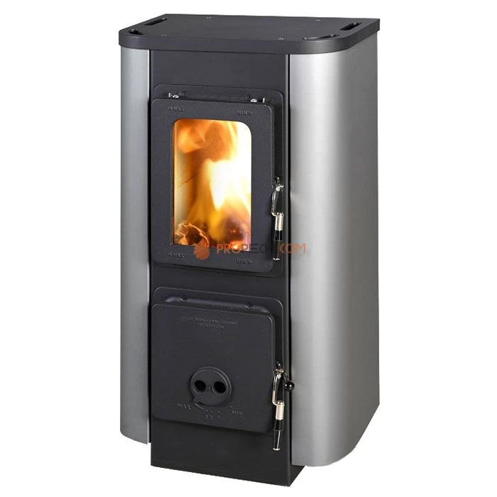 Печь-камин Thorma Merano, черный/серый