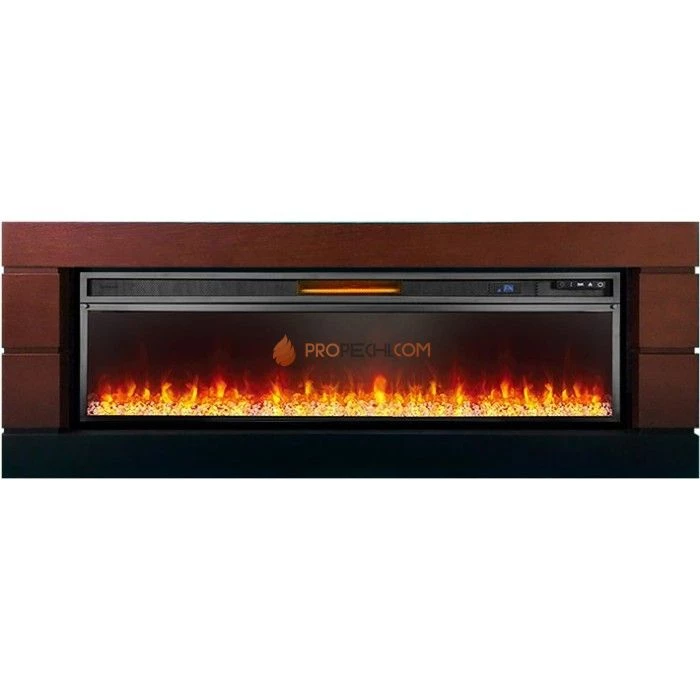 Каминокомплект Royal Flame Modern - Темный дуб с черным с Электрическим очагом Royal Flame Vision 60 LED