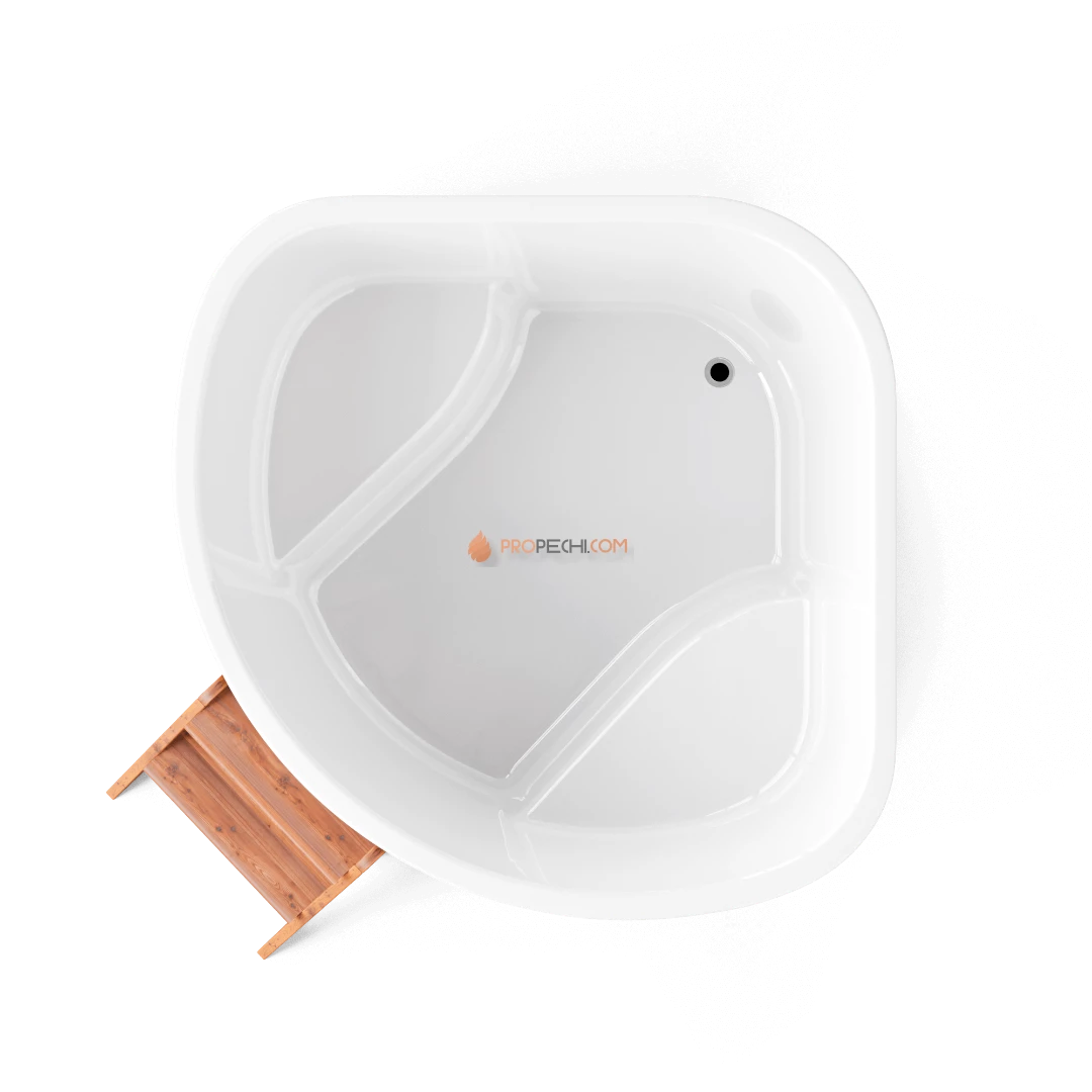 Купель композитная POLARSPA CORNER 160 Термососна