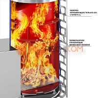 Банная печь Эверест Steam Master 18 (310) Чугун б/в