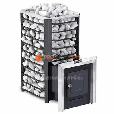 Чугунная банная печь Ермак 20 Сетка-Стандарт (Чугун)