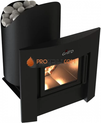 Банная печь Grill'D Aurora 180 Window (дверца со стеклом)