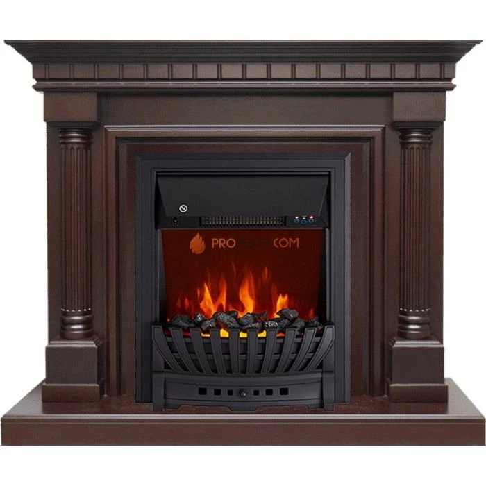 Каминокомплект Royal Flame Dallas - Темный дуб с очагом Aspen Black