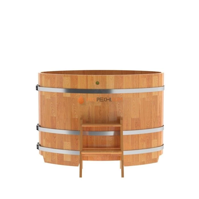 Купель BentWood овальная из сращенных ламелей натуральной лиственницы 0,80х1,42