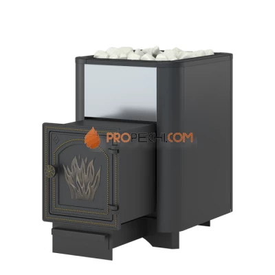 Чугунная печь для бани Везувий Сенсация 16 Антрацит (ДТ-4)