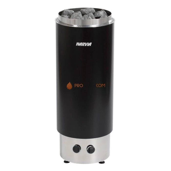 Электрическая печь Harvia Cilindro PC90F Black (со встроенным пультом)