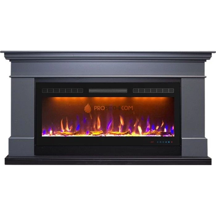 Каминокомплект Royal Flame California - Серый графит (Высота 850 мм) с очагом Crystal 40 RF