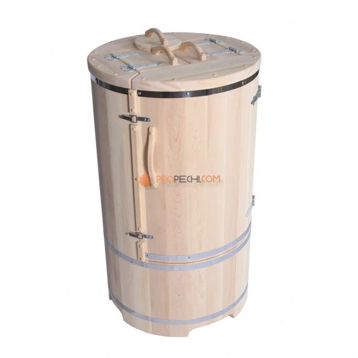 Кедровая фитобочка ЭкспертСаун 78х78 см круглая