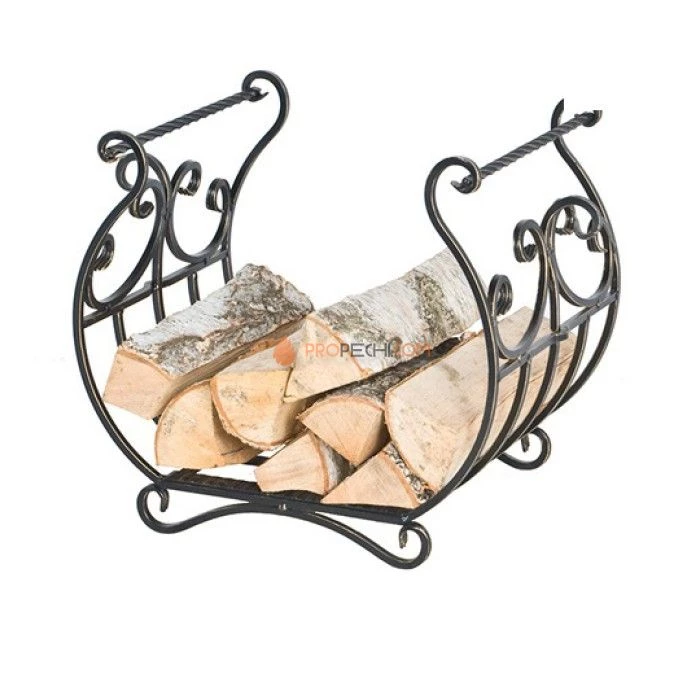 Кованая дровница Везувий D120B бронза