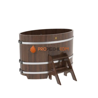 Купель BentWood овальная из мореного дуба 0,80х1,42