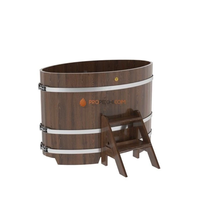 Купель BentWood овальная из мореного дуба 0,80х1,42