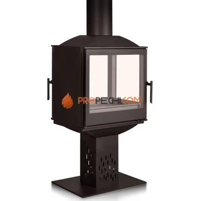 Печь-камин Liseo Castiron LCI 5 GDFs Compact