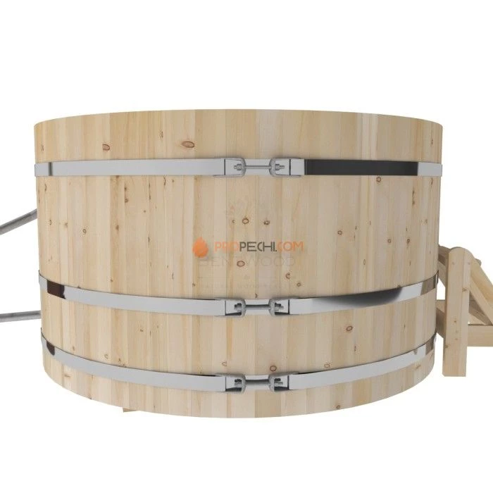 Фурако BentWood из кедра D=1.8 с наружной печкой стандарт