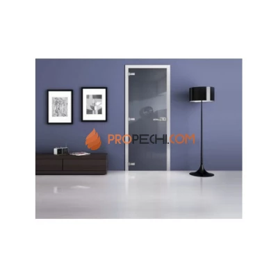 Стеклянная межкомнатная дверь DoorWood с фотопечатью Ral 5014, 2000х800 мм