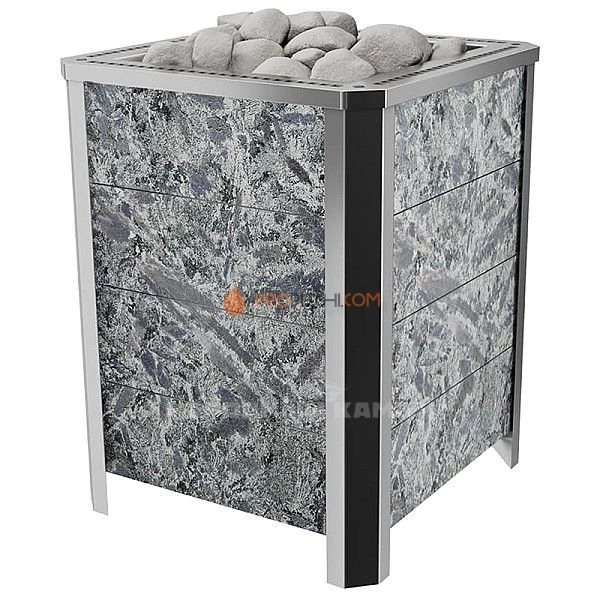 Премьера М 9 кВт серпентинит бархат