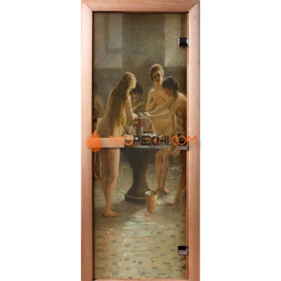 Дверь для бани DoorWood Фотопечать А071, 2000x800 мм