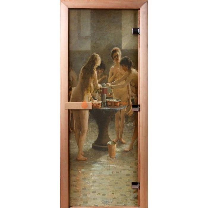 Дверь для бани DoorWood Фотопечать А071, 2000x800 мм