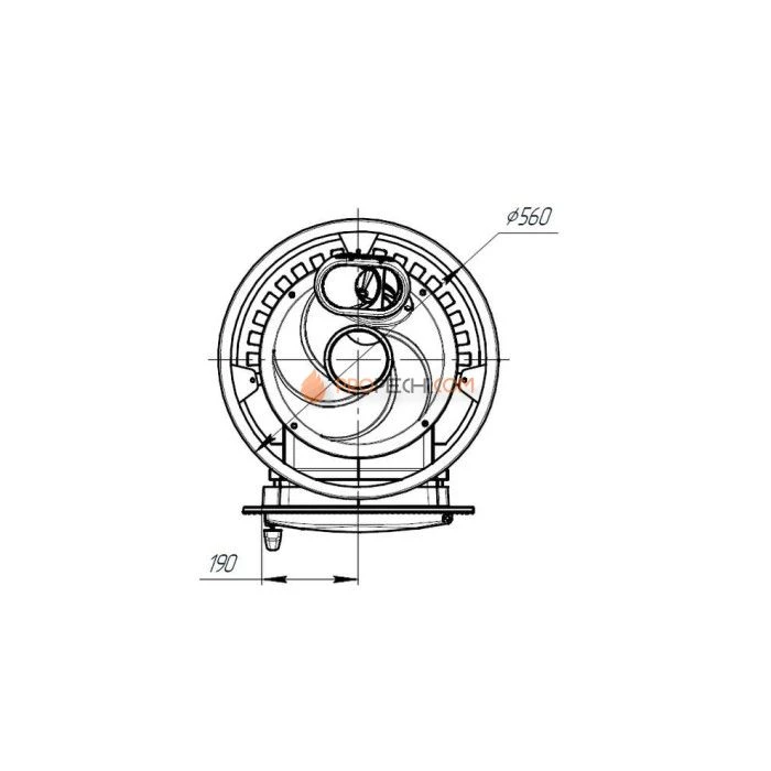 Чугунная печь для бани Атмосфера-М КТТ Сетка
