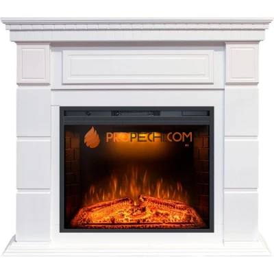 Каминокомплект Royal Flame Portland - Белый с Электрическим очагом Royal Flame Emerald 28